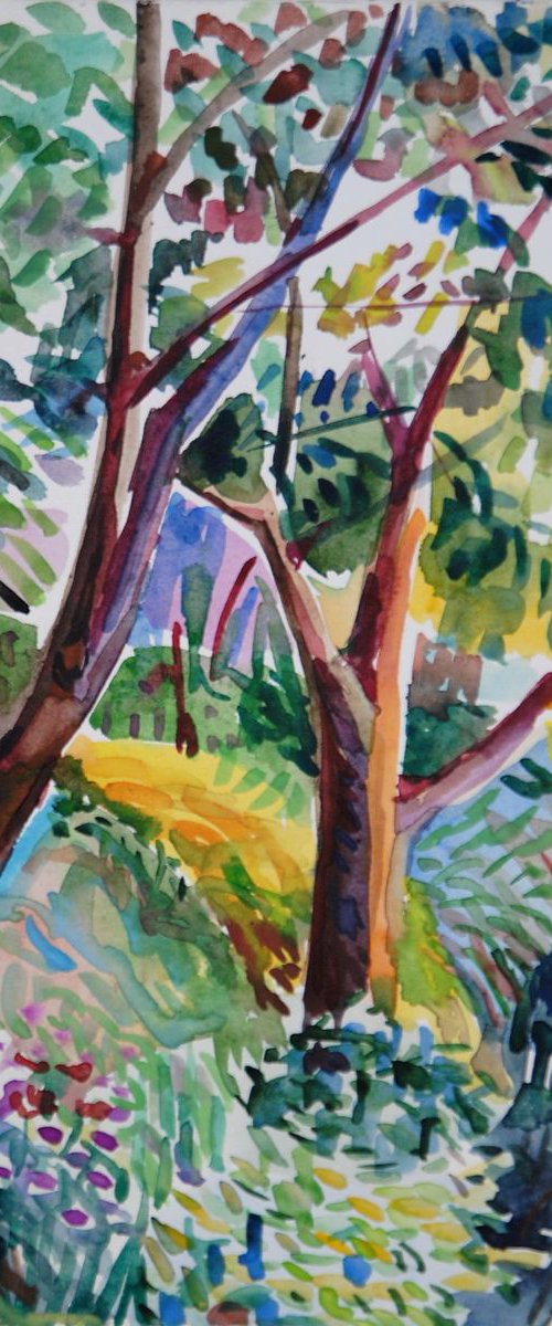 Forest 3 / 35 x 25 cm by Maja Đokić Mihajlović