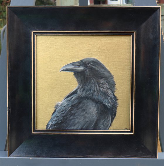 Raven in Gold