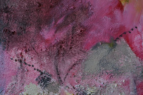 Pentecost - large vibrant abstract painting