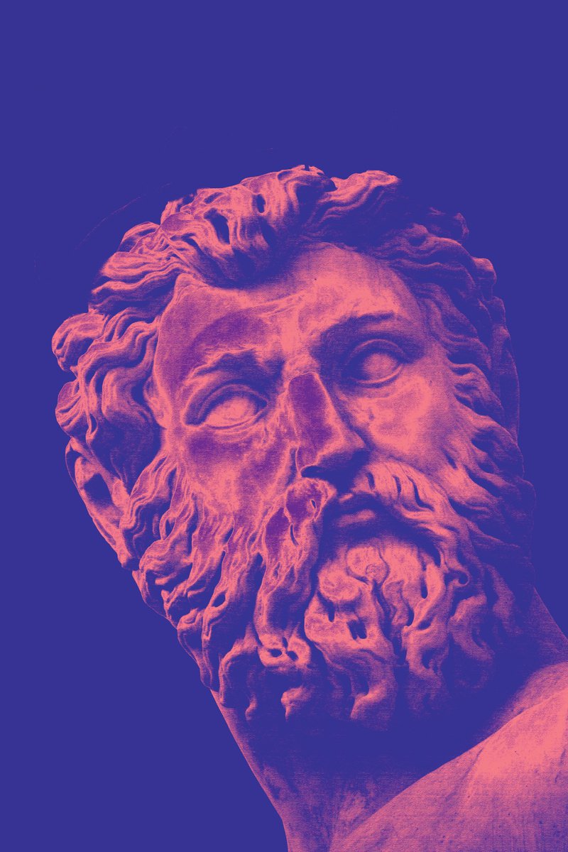 Portrait Print By Mattia Paoli, 39 X 59", Ga#151 Mutated Face Ii, Original Artwork