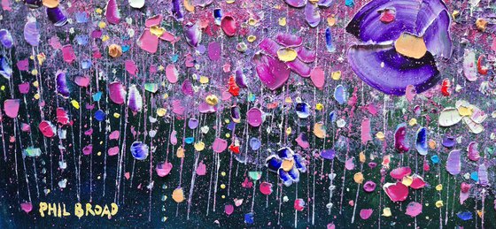 "Rainbow Clouds & Flowers in Love"