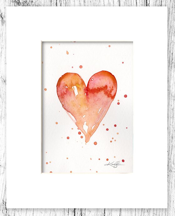 Valentine Heart Collection 5 - 3 Heart Paintings by Kathy Morton Stanion