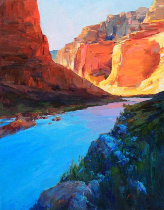 River in the canyon
