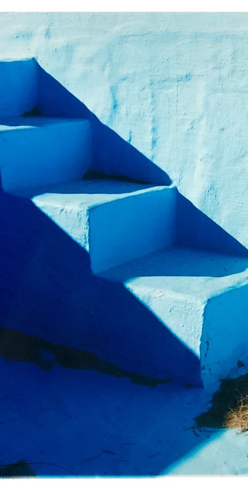 Steps, Zzyzx Resort Pool, Soda Dry Lake, California by Richard Heeps