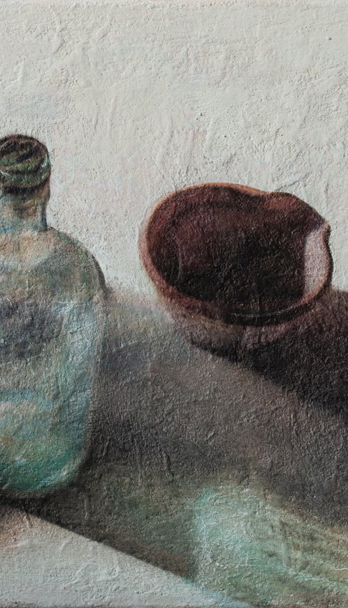 Still Life With Old Bottle by Andrejs Ko