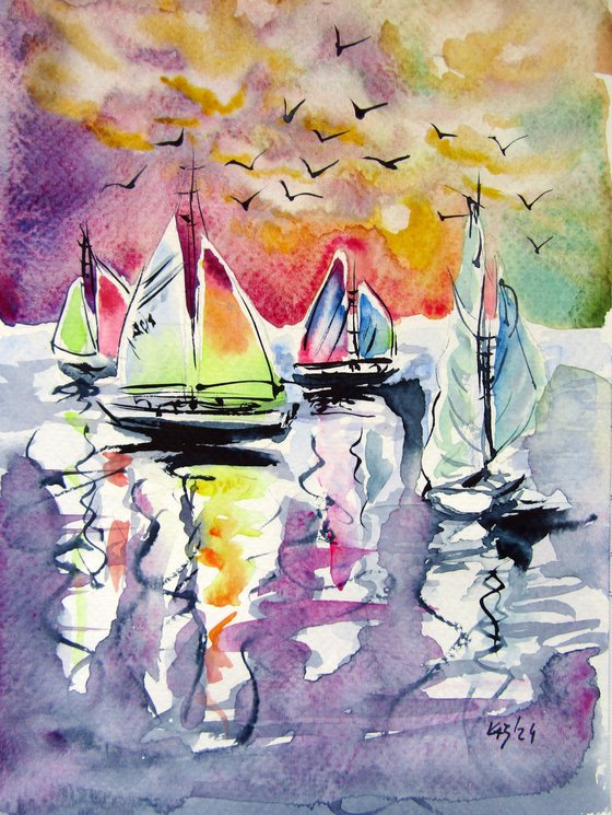 Little sailboats II