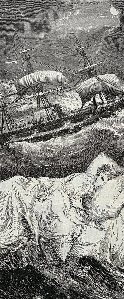 Ocean cruising on RMS Lusitania by Tudor Evans