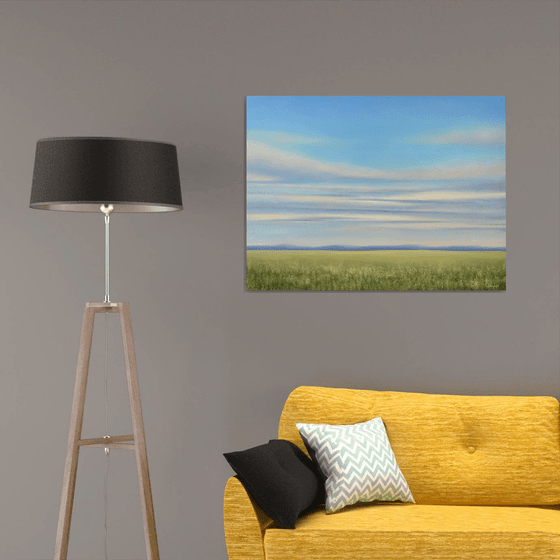 Tranquil Vista - Blue Sky Landscape