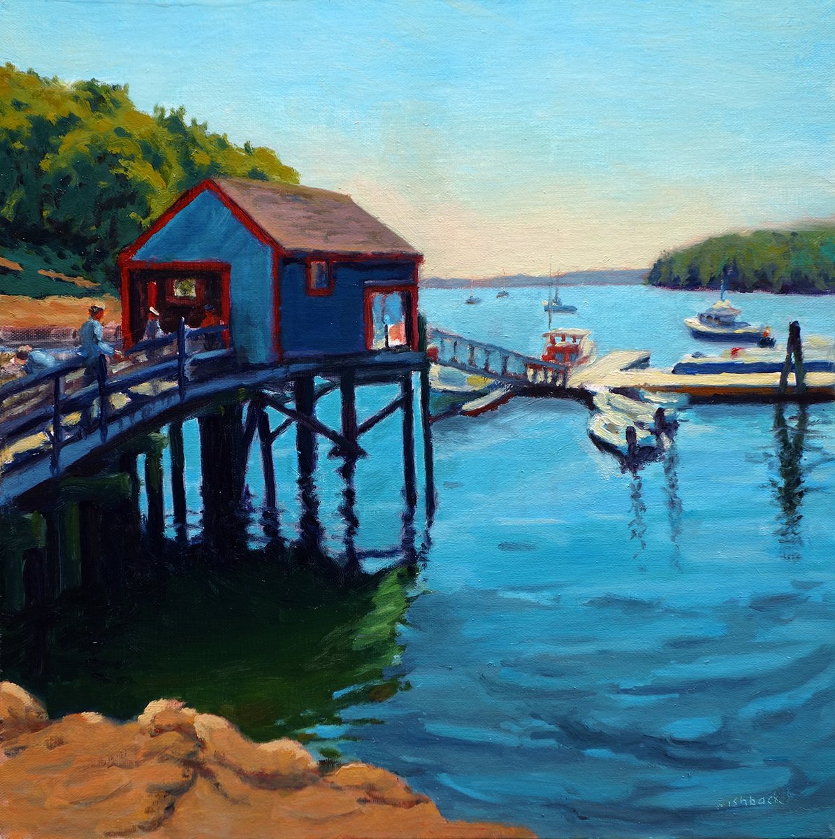 Rockport Maine Harbor by Daniel Fishback