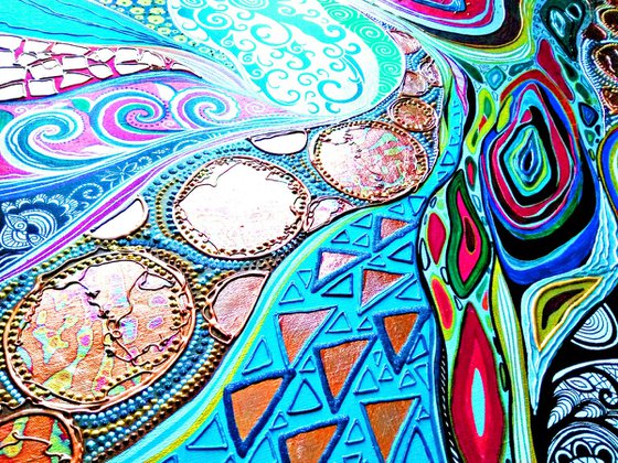Abstract Journey to the Sea