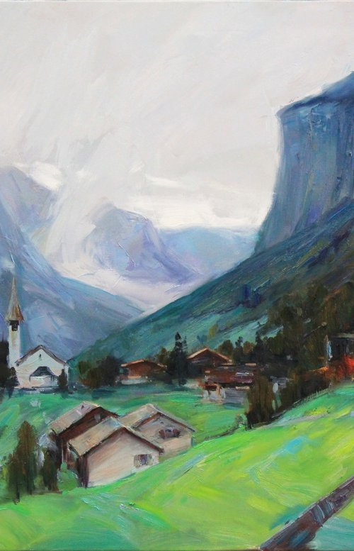 Lauterbrunnen valley by Serhii Cherniakovskyi