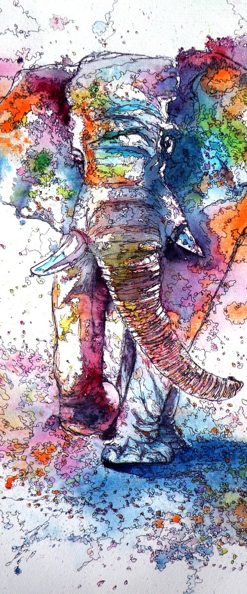 Walking elephant by Kovács Anna Brigitta