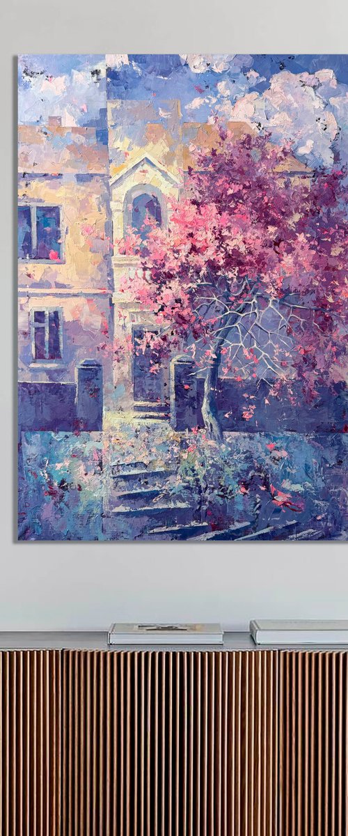 Lilac Spring Noon by Natalia Yampolskaia