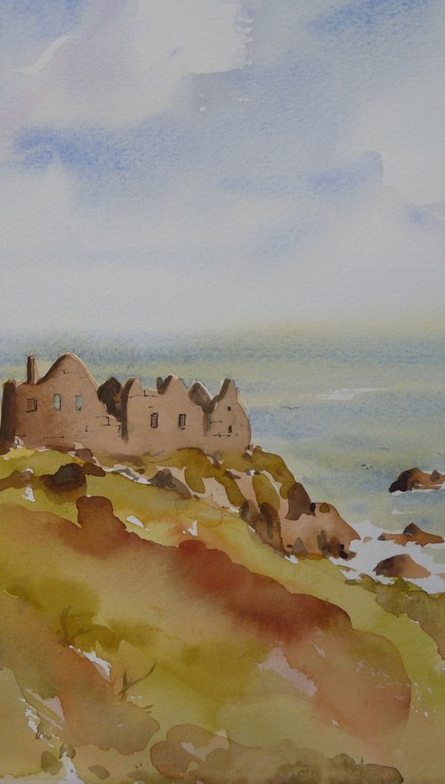 Dunluce Castle by Maire Flanagan