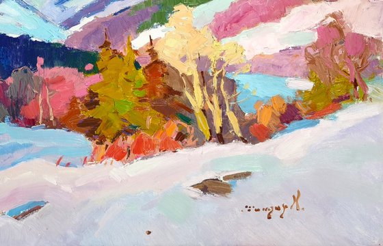 Winter on Verkhovyna