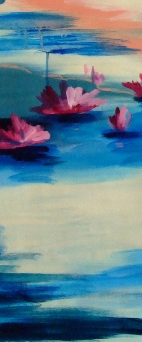Water Lilies in Soft Light by Marina Krylova
