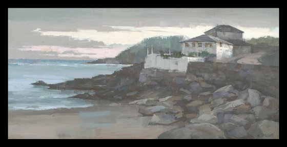 Swanpool Beach at Dusk