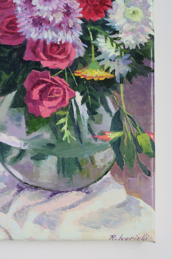 Vase of Spring Blossoms