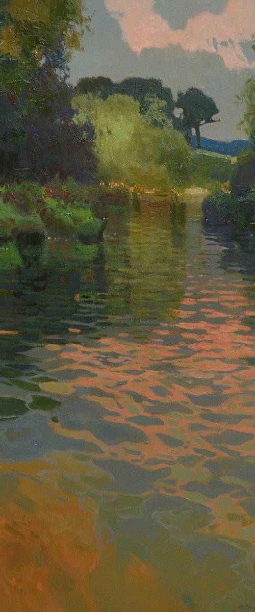Evening ripples by Vytautas Laisonas