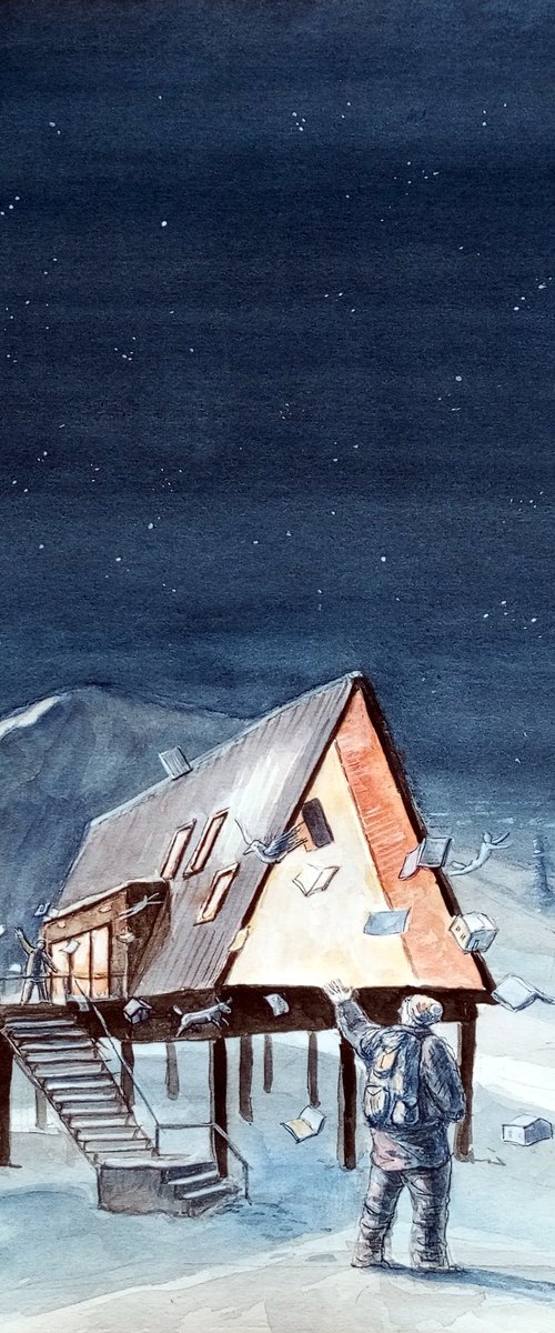 Leaving in the night by paolo beneforti