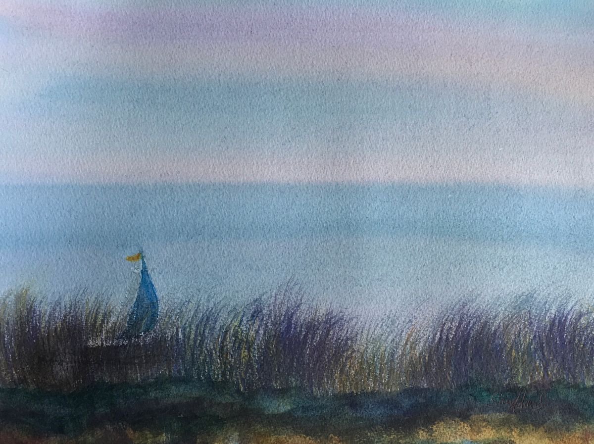 In the dunes by Samantha Adams