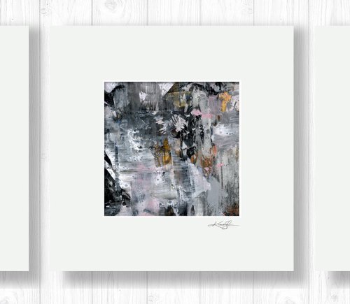Abstract Magic Collection 1 - 3 Abstract Paintings by Kathy Morton Stanion