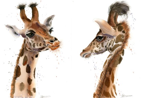 Giraffe - Diptych