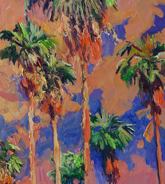 Palm Trees from Desert