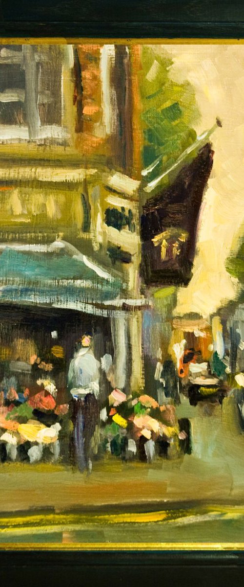 Flower Seller on the Fulham Road by Andre Pallat