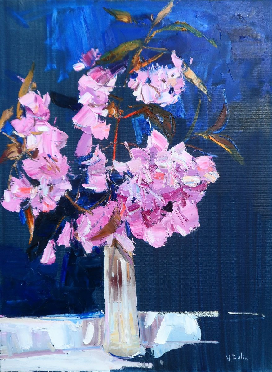still life with flowers by Yehor Dulin