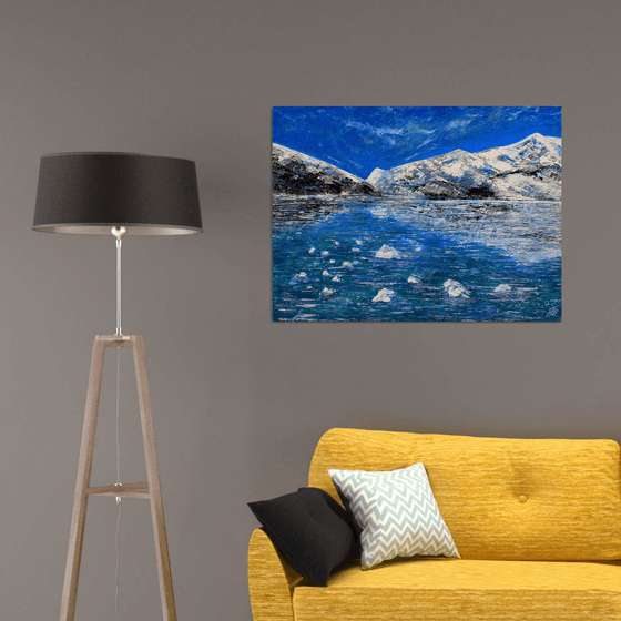 Glacier Bay ( Large 40"x30"-102cm x 76cm)