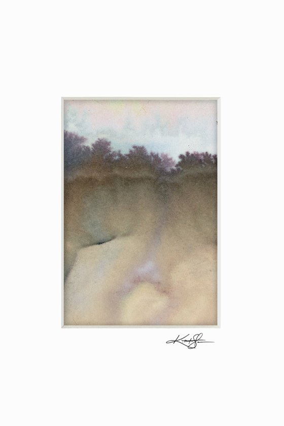 The Gifts From Nature 13 - Small abstract painting by Kathy Morton Stanion