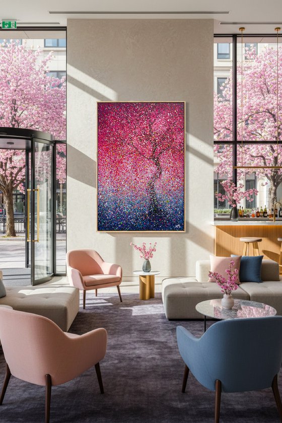 Softly, the Spring Speaks - framed