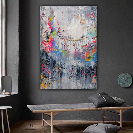 150x100cm. / abstract painting / Abstract 1214