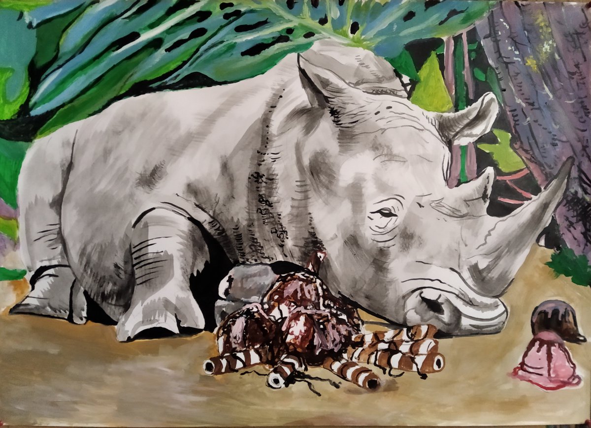 Rhinoceros by Soso Kumsiashvili