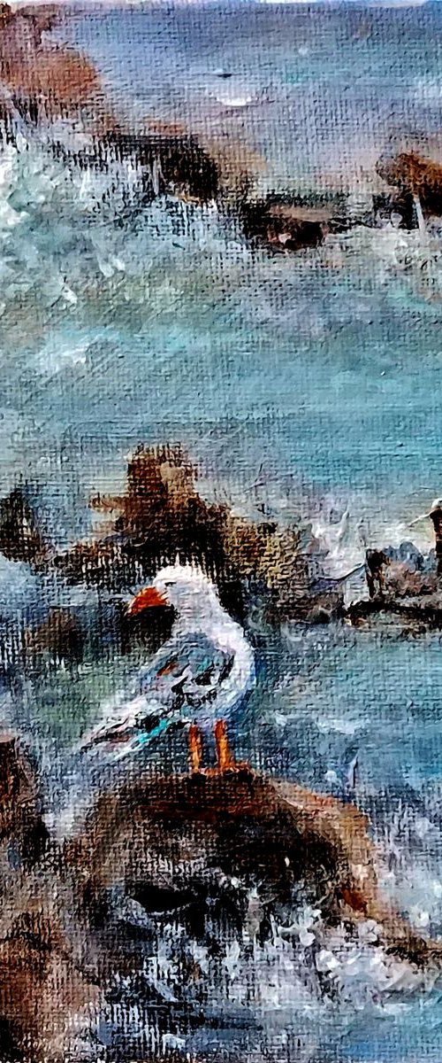 Music of the ocean../free shipping in USA by Cristina Mihailescu