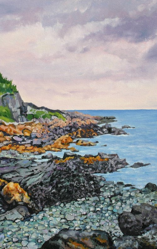 Porthdinllaen Cove by Zoe Elizabeth Norman