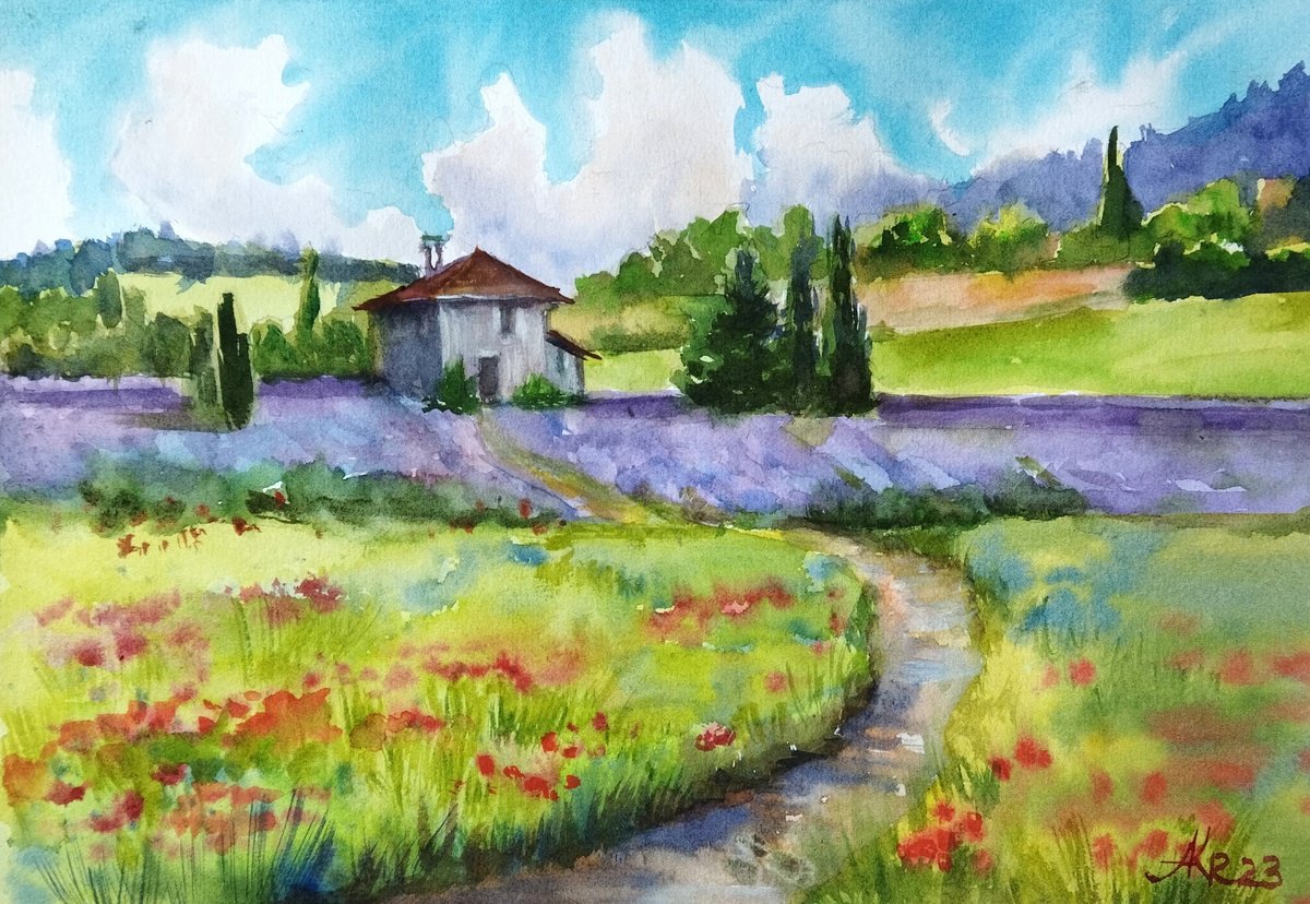 Provence. Lavender field by Ann Krasikova