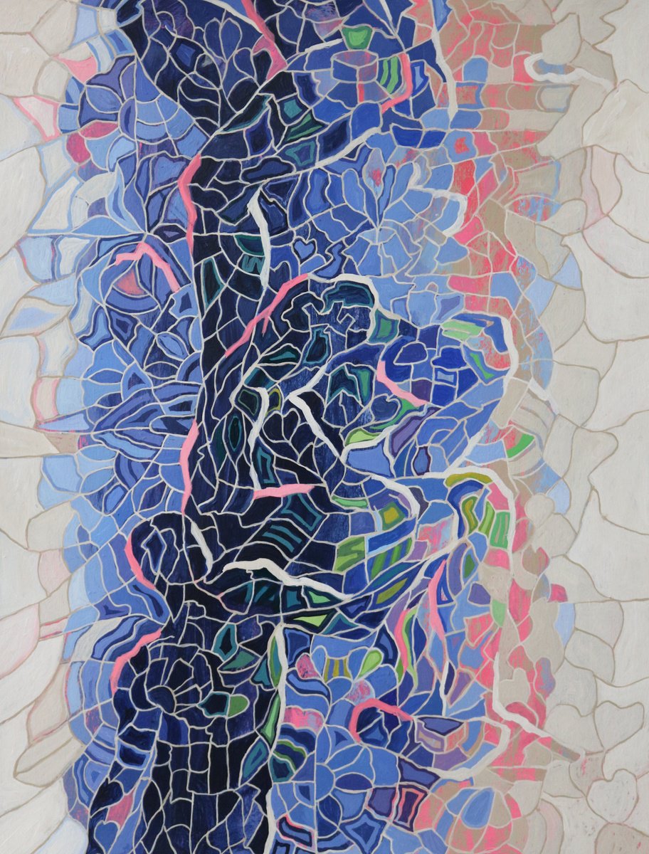 Abstract Watercolour By Peggy Lee, 15 X 20", To The Light #5, Original Artwork