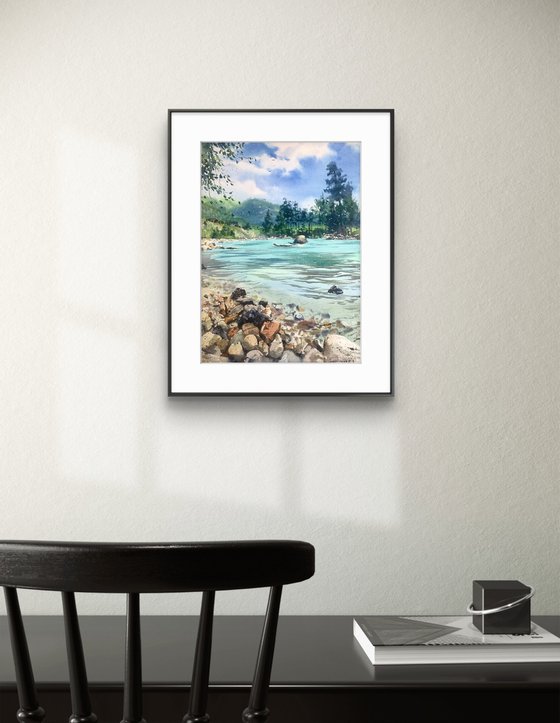 Mountain river Arkhyz