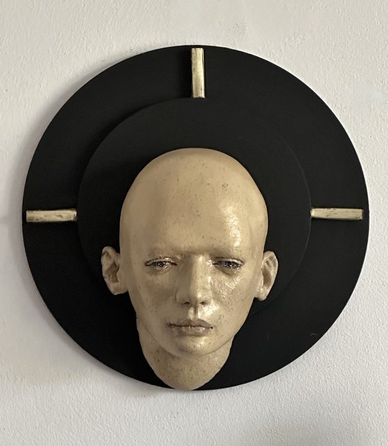 "Secular Halo" - Wall Ceramic Sculpture
