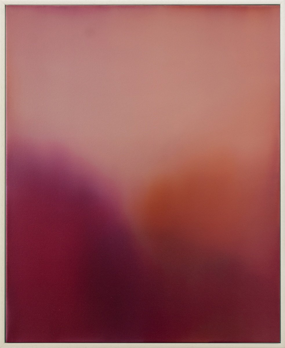 Organic Abstract Oil Painting By Nicole Rose, 25 X 31", The Optimist, Original Artwork