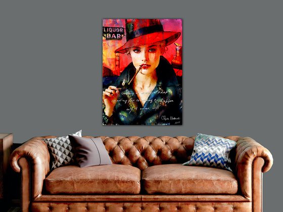 Smoking Lady