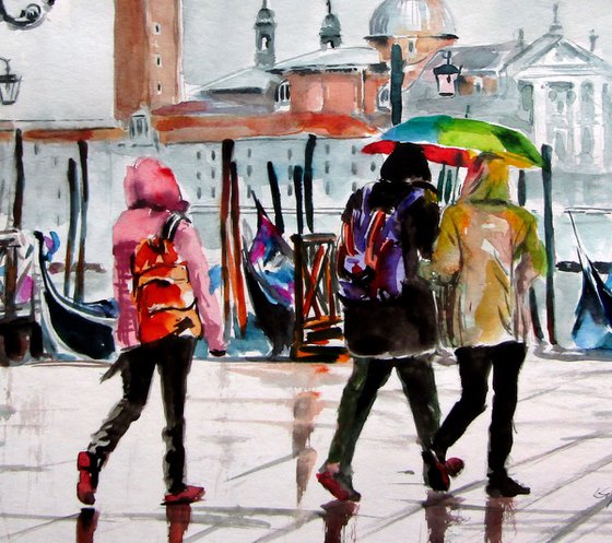 Rainy day in Venice