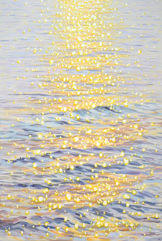 Shimmering water.