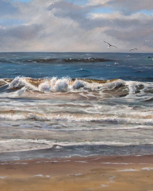 Stroll along North Sea by Mayrig Simonjan