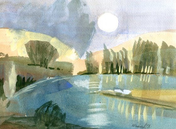 Moonlit Pond