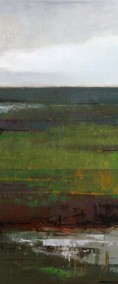 Everglades Flora 24x24" 61x61cm Contemporary Art by Bo Kravchenko by Bo Kravchenko