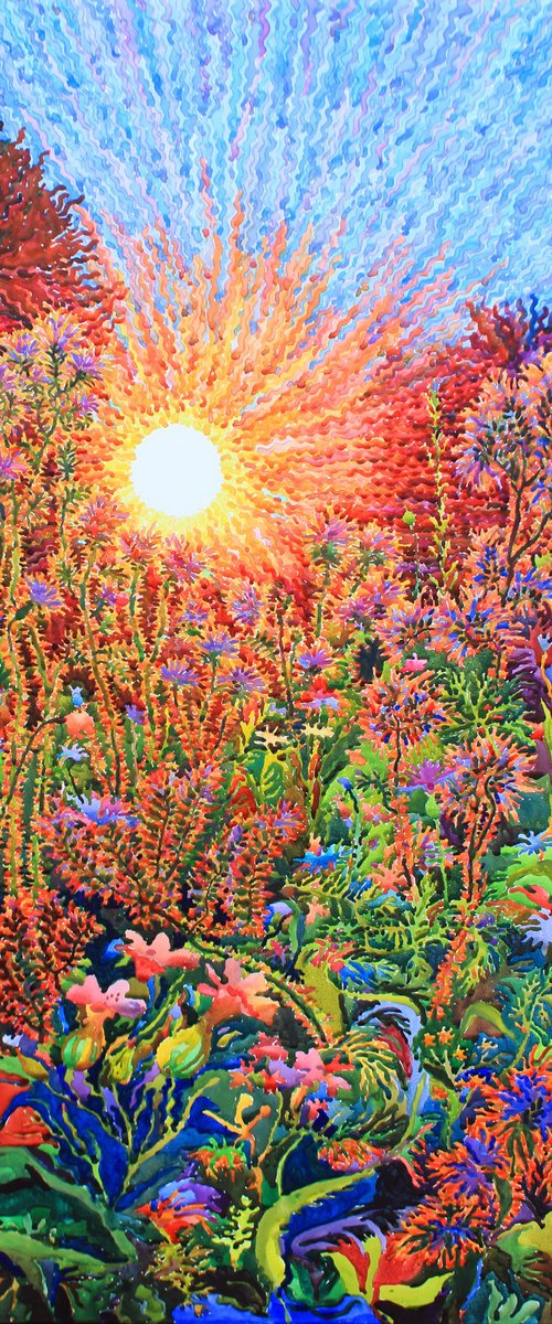 In the summer garden by Tanbelia