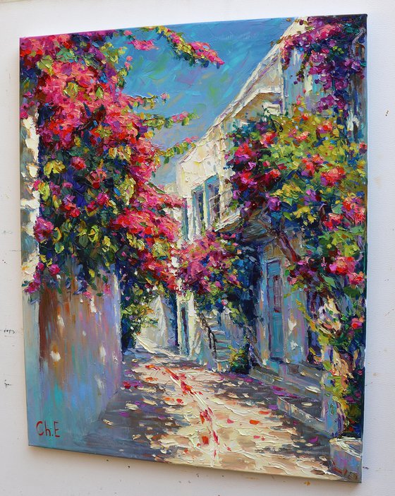 "Courtyard  in  Flowers"